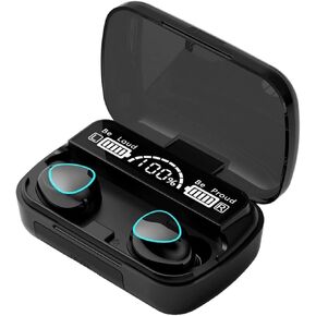 Wireless Earbuds,Bluetooth 5.3 Headphones with 4 ENC Noise Cancelling Mic,HiFi Stereo Deep Bass in-Ear Earphones,Touch Control Ear Buds,IPX7 Waterproof Bluetooth Headset,for Smartphone Sports Workout