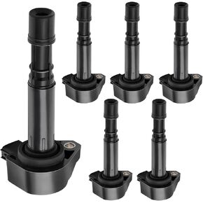 مجموعة ملف الإشعال DWVO مكونة من 4 قطع متوافقة مع 02-06 Acura RSX، 03-07 Accord، 02-11 Civic Si، 02-09 CR-V، 03-11 عنصر، 04-05 S2000 L4 2.0L 2.2L 2.4L UF311 UF583 UF3 1382