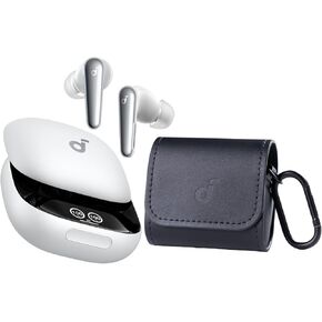 Soundcore Liberty 4 Pro by Anker Bluetooth Earbuds with Earbuds Travel case, 7-Sensor Precise Noise Cancelling, Control with Touch Bar and Display, Super Fast Charging, Adaptive ANC 3.0