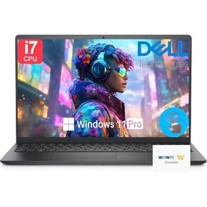 Dell Inspiron 3530 Touchscreen Laptop, Intel Core i7-1355U CPU, 32GB RAM, 1TB SSD, 15.6 inch FHD Display, Intel Iris Xe Graphics, Wi-Fi 6, Type-C, Win 11 Pro, Long Battery Life, w/WOWPC Recovery USB