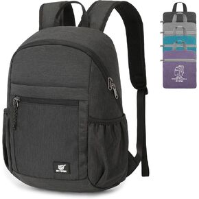 SKYSPER Anti Theft Hiking Backpack RFID Packable Travel Daypack Lightweight Foldable Back Pack for Walking Daytrip