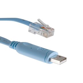 USB Console Cable, 6ft, RS232, Compatible with Cisco CAB-CONSOLE-USB-RJ45