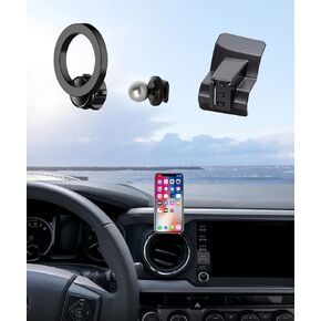 Car Phone Holder for Toyota Tacoma 2015-2024 Accessories, 360° Rotation Phone Mount Compatible with MagSafe, Cell Phone Holder Does Not Affect Air Vent