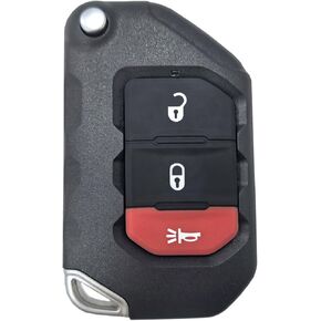 Smart Key Fob Replacement fits for Jeep Wrangler 2018 2019 2021 2022 2023 2024 2025 Jeep Gladiator 2020-2025 Car Keyless Entry Remote OHT1130261 433MHz