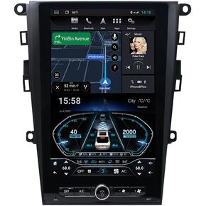 Ford Fusion Radio Upgrade 2013-2019 4 +64G ، احتفظت راديو المكونات والتشغيل بمعظم الوظائف الأصلية +الميزات الفريدة: التحكم الصوتي الكامل في القيادة WIFI WIFI