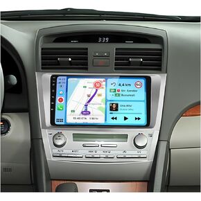 【DSP 46EQ J-B-L】 8Core 6G 128G for Toyota Camry 2006-2011 Car Stereo Radio with Wireless CarPlay 9inch 1280x720P IPS Touch Screen/Android Auto/MirrorLink/5.0Bluetooth/59UIs/GPS/WiFi/Rear Camera