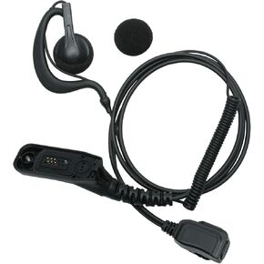 APX-6000 XPR-7550e Earpiece with Mic Compatible for Motorola Radios MTP850 MOTOTRBO XPR-7550 XPR-6550 XPR-7580 APX-4000 G Shape Earhook Headset