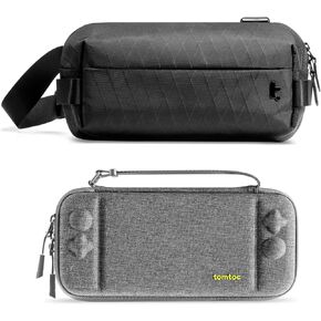 حقيبة حبال Tomtoc Compact EDC X-PAC وحمل حمل Slim لـ Nintendo Switch