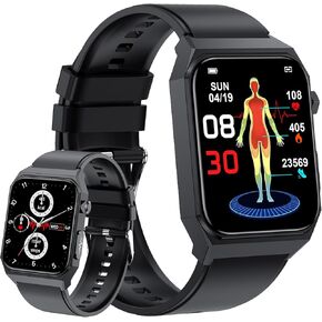Health Fitness Tracker Smart Watch with 24/7 Heart Rate, Blood Oxygen Sleep Monitor, Activity Tracker with Step Counter Calories, Android & iOS Compatible for Men Women