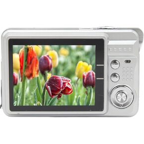 Smart Digital Camera Black 48MP Photo Resolution 8x Digital Zoom 4K Video Recording 3 Inch Autofocus Anti Shake Vlogging Camera Ideal for Travel & Selfies