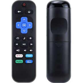 Universal Replacement Remote for Roku Smart TVs, Compatible with TCL/Hisense/Sharp/Philips/onn/Element/Insignia TVs (not Compatible with Roku Stick, Box or Speakers)