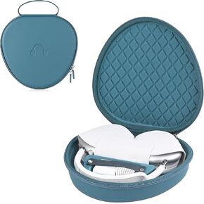 Headphone Case for AirPods Max Hard Portable Over Ear Headphone Carrying Case, Wireless Headphone Storage Protective Case for Travel Home