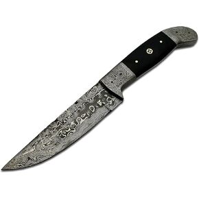 PAL 2000 KNIVES Custom Handmade Damascus Steel 9.5 Inches Hunting Knife with Sheath 6004