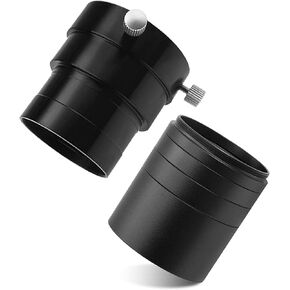 Astromania 2-Inch Telescope Eyepiece Extension Tube Adapter - Bundle with - 2"/M48-extension Tube Kit