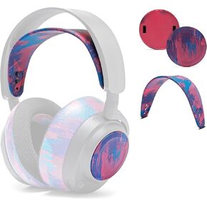 WC Arctis Nova Accessory Bundle Pack - Silicone Headband and Side Speaker Plate Upgrade for Arctis Nova Headsets by Wicked Cushions | Speed Racer