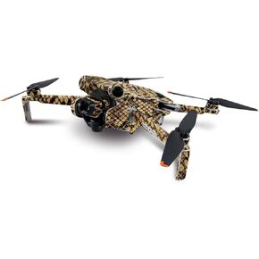MightySkins Carbon Fiber Skin Compatible with DJI Mini 4 Pro - Rattleskin | Protective, Durable Textured Carbon Fiber Finish | Easy to Apply