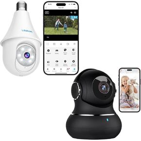 litokam Outdoor Camera & Indoor Camera, Home Security Camera with Phone APP