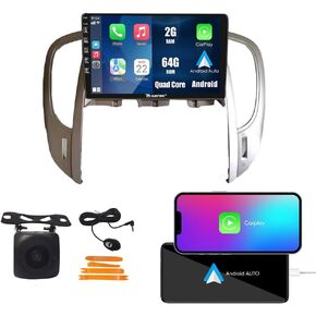 Kunfine Car CarPlay Android Auto Navigation Stereo GPS Radio Reverse Camera Display 9" IPS Touchscreen Headunit Tablet Pad Media Player for Buick Lacrosse 2009-2012, if Applicable Quad Core 2G+64G
