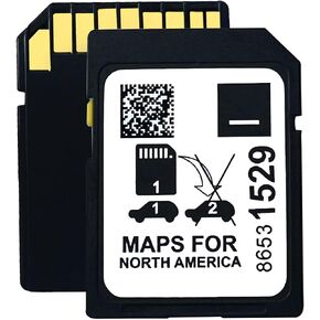 86531529 Latest Version 2024 GPS Navigation SD Card Map Compatible with Chevry Cadilia Buick GMC, Latest Updated North American Road Navigation SD Map Card Fits for Suburban CT5 and Other Models