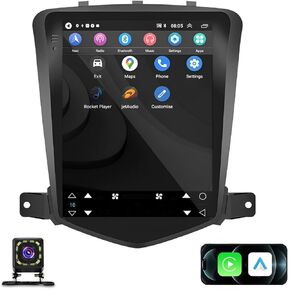 9.7 inch Android 13 Wireless CarPlay Android Auto Car Radio Receiver for Chevrolet Cruze 2009-2015, 2+32G Touch Screen Car Stereo with WiFi Bluetooth FM RDS GPS Navigation DSP SWC