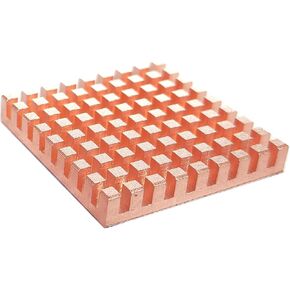 نحاس الحرارة 1.57x1.57x0.24 بوصة مع شريط لاصق موصل حراريا ، مضاد - هارب حراري ، بالوعة حرارة النحاس النقي لرقاقة وحدة المعالجة المركزية ، لوحة الدوائر ، تبريد المعدات الدقيقة ، 1 مساءً in Kuwait