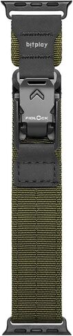 bitplay-fidlock Apple Watch Band متوافق مع Apple Watch 49 (Ultra)/46/45/44/42/41/41/38 مم ، حزام نايلون الرياضي مع مشبك مغناطيسي سريع للمرجع in Kuwait