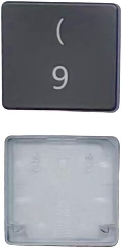 Replacement Digital 9 Keycap Keys and Hinges Compatible for Surface Laptop 3/4/5 13.5/15inch 1867 1868 1872 1873 1950 1951 1952 1953 Keyboard Number 9 Key Cap (Black) in Saudi Arabia