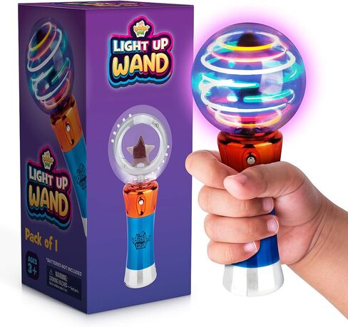 IPIDIPI TOYS Spinning Light Up Wand for Kids - Light Up Spinner Toy, Spinning Globe Toy, Special Needs Sensory Toys for Children with Autism, Stocking Stuffers Toys in Kuwait