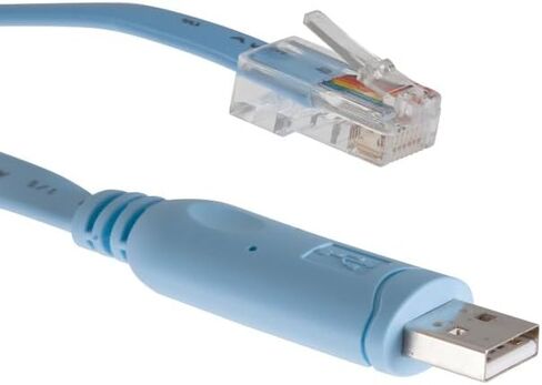 USB Console Cable, 6ft, RS232, Compatible with Cisco CAB-CONSOLE-USB-RJ45 in Saudi Arabia