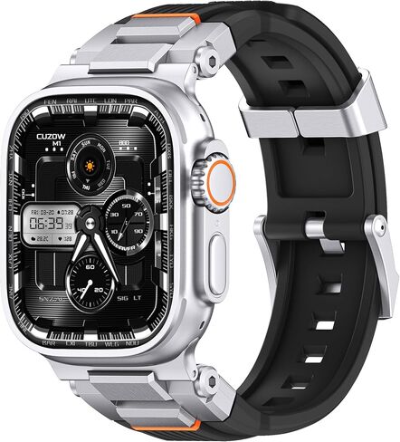 Compatible with Apple Watch Ultra 2 Bands for Men 49mm 46mm 45mm 44mm 42mm, Sports Ultra 2 Watch Bands for Apple Watch Series 10 46mm for Men/Series 9/8/7/6 45mm 44mm 42mm/Ultra/Ultra 2 49mm in Kuwait