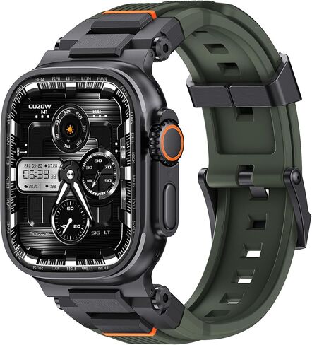 Compatible with Apple Watch Ultra 2 Bands for Men 49mm 46mm 45mm 44mm 42mm, Sports Ultra 2 Watch Bands for Apple Watch Series 10 46mm for Men/Series 9/8/7/6 45mm 44mm 42mm/Ultra/Ultra 2 49mm in Saudi Arabia