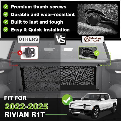 Muslogy for Pilot 2023 Rear Trunk Cargo Net Stretchable Organizer Net Elastic Mesh Net Compatible with Honda Pilot 2023 Sport EX-L TrailSport Touring Elite in Kuwait