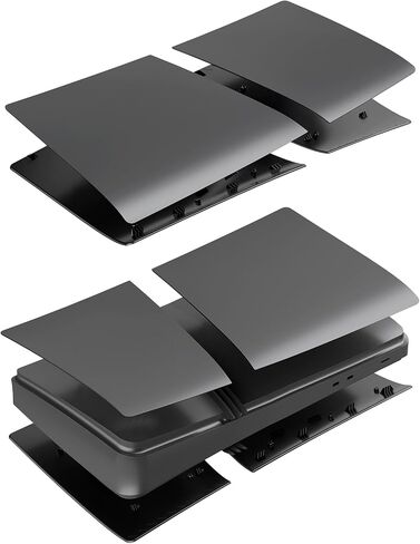 لوحات Faceplates for PS5 Pro Digital Edition Wedorat Cover لـ PS5 Pro Digital ABS ABS مضاد للخلع ، استبدال القشرة الواقية للوقاية من PlayStation 5 Pro Digital (أسود) in Kuwait