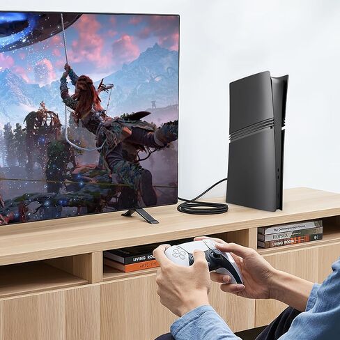 لوحات Faceplates for PS5 Pro Digital Edition Wedorat Cover لـ PS5 Pro Digital ABS ABS مضاد للخلع ، استبدال القشرة الواقية للوقاية من PlayStation 5 Pro Digital (أسود) in Kuwait