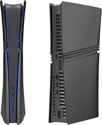 لوحات Faceplates for PS5 Pro Digital Edition Wedorat Cover لـ PS5 Pro Digital ABS ABS مضاد للخلع ، استبدال القشرة الواقية للوقاية من PlayStation 5 Pro Digital (أسود) in Kuwait