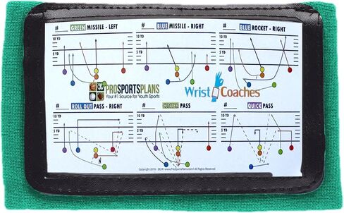 Football Play Wristbands - Youth Quarterback Gear - Wristband Playbook - Softball Wristbands for Signs in Saudi Arabia