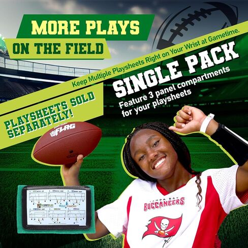 Football Play Wristbands - Youth Quarterback Gear - Wristband Playbook - Softball Wristbands for Signs in Saudi Arabia