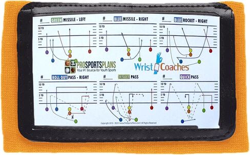 Football Play Wristbands - Youth Quarterback Gear - Wristband Playbook - Softball Wristbands for Signs in Saudi Arabia
