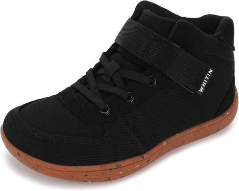 WHITIN High Top Boys/Girls Wide Barefoot Shoes + Zero Drop + Minimalist Sneaker for Little/Big Kids in Kuwait