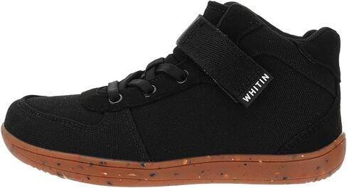 WHITIN High Top Boys/Girls Wide Barefoot Shoes + Zero Drop + Minimalist Sneaker for Little/Big Kids in Kuwait