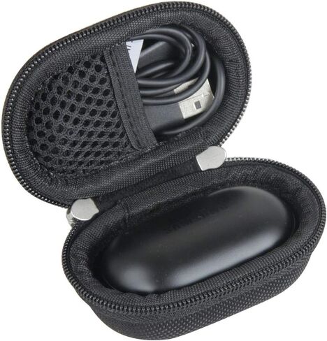 Hermitshell Travel Case for Samsung Galaxy Buds/Galaxy Buds+ Plus Bluetooth True Wireless Earbuds (Black) in Saudi Arabia