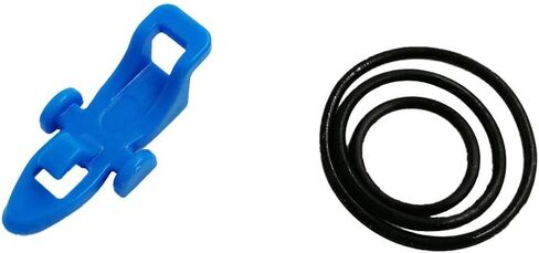 10pcs Fishing Hooks Keeper Fish Lure Bait Holders with 3 Size Elastic Rubber Rings for Worm Hooks and Treble Hook in Saudi Arabia
