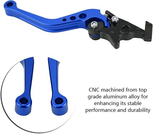 Aramox Clutch Brake Lever Handle, 1 Pair of 22mm 7/8" Universal Motorcycle Clutch Drum Brake Lever Handle (Blue) in Kuwait