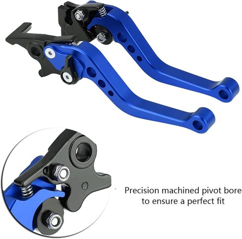 Aramox Clutch Brake Lever Handle, 1 Pair of 22mm 7/8" Universal Motorcycle Clutch Drum Brake Lever Handle (Blue) in Kuwait