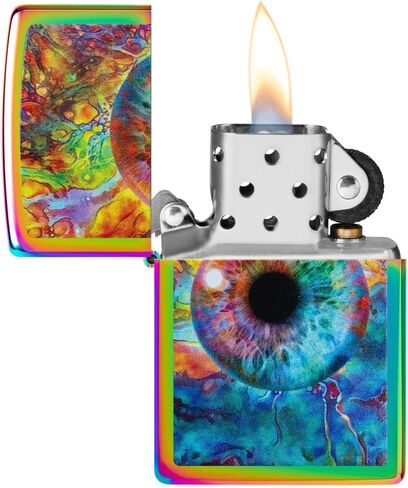 Zippo Collage Design Street Chrome Bocket Wighter in Kuwait