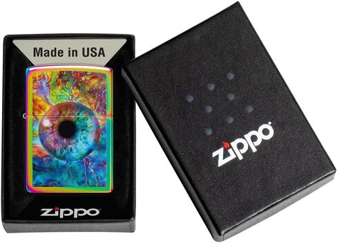 Zippo Collage Design Street Chrome Bocket Wighter in Kuwait