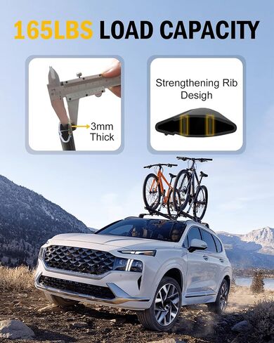EZREXPM Cross Bars Fit for 2021-2024 Kia Sorento & Sorento Hybrid & Sorento Plug-in Hybrid Luggage Roof Rack Lockable Crossbars Carrier Cargo Bar (with Flush Side Rails) in Saudi Arabia