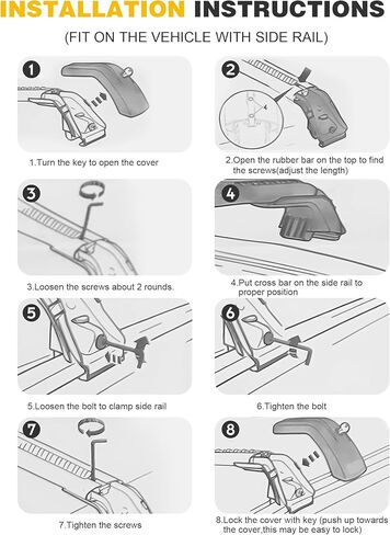EZREXPM Cross Bars Fit for 2021-2024 Kia Sorento & Sorento Hybrid & Sorento Plug-in Hybrid Luggage Roof Rack Lockable Crossbars Carrier Cargo Bar (with Flush Side Rails) in Kuwait