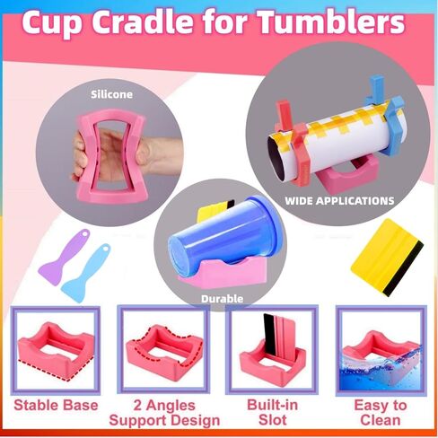 2 in 1 Pinch Tumbler Clamp Grip Tool,Sublimation Tumblers Pinch 20 Oz,Sublimation Blanks Tumblers Skinny Straight with Heat Tape in Saudi Arabia