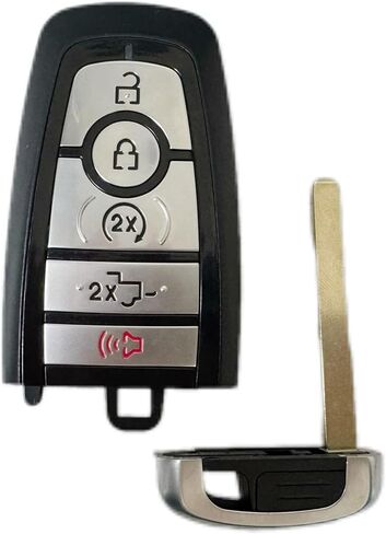 المفتاح الذكي لـ Ford Mustang 2017-2022 ، yikebalog 5 buttons القرب مفتاح التحكم عن بعد FOB FOB for Ford Fusion M3N-A2C93142600 in Kuwait